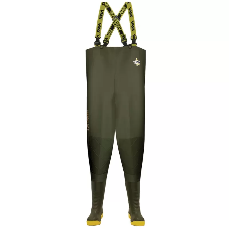 Vass 740E SuperNova Heavy Duty PVC Chest Wader with Knee-reinforcement<Sea Waders & Boots