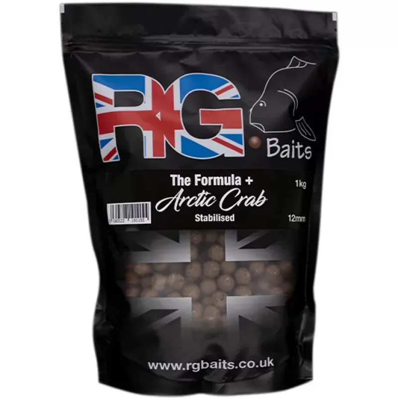 RG Baits The Formula & Arctic Crab Shelf Life Fishing Boilies<Carp Bait & Additives